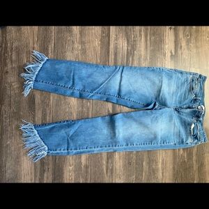 Fringe hem Sofia jeans
